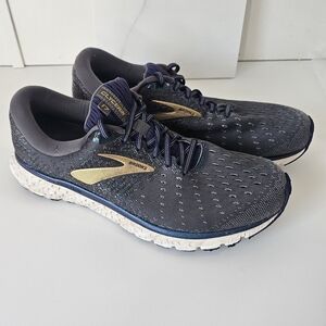 Brooks Glycerin 17 Shoes Mens Size 10.5 Cushion Neutral Running DNA‎ Loft Blue